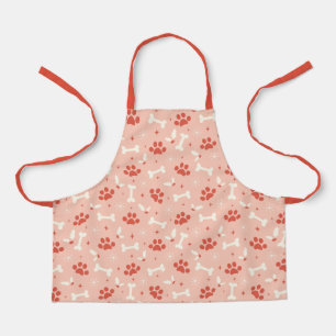 Delantal Patrón de Navidades de rutas de vacaciones y hueso