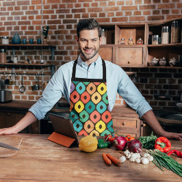 Delantal Patrón de ogeo multicolor