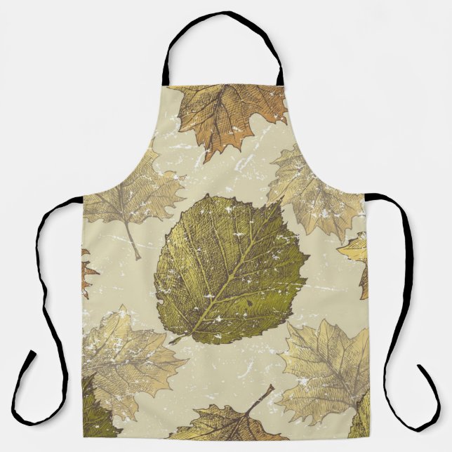 Delantal Patrón de otoño (Anverso)