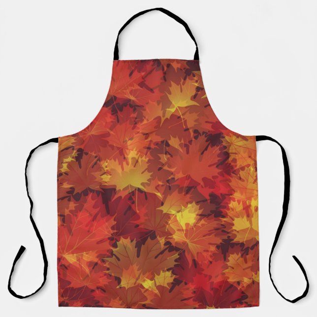 Delantal Patrón de otoño (Anverso)