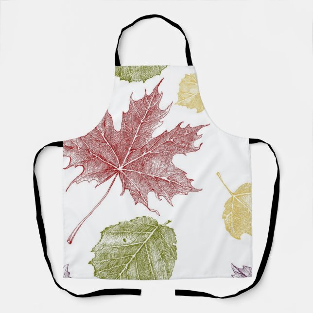 Delantal Patrón de otoño (Anverso)