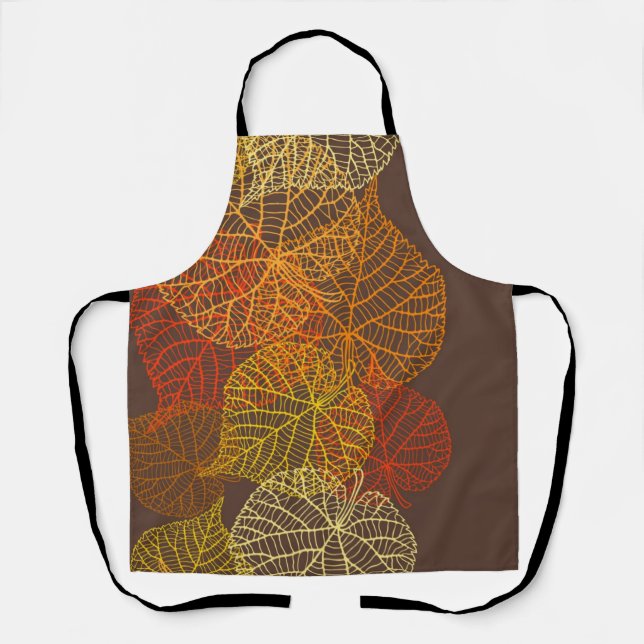 Delantal Patrón de otoño (Anverso)