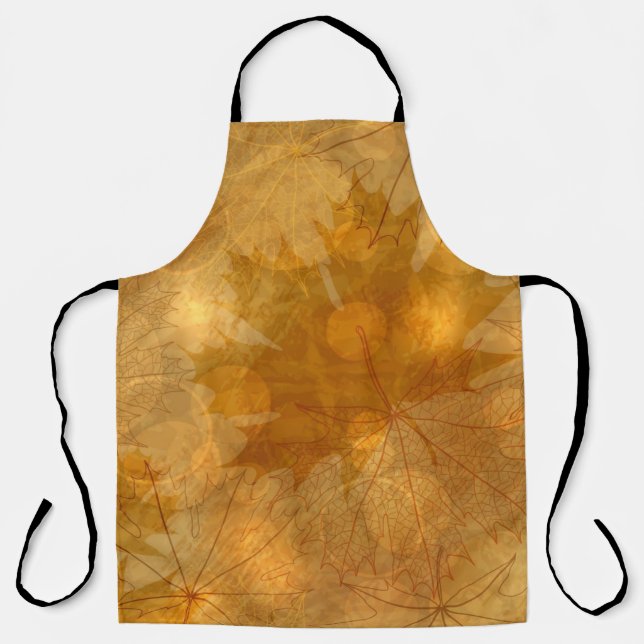 Delantal Patrón de otoño (Anverso)