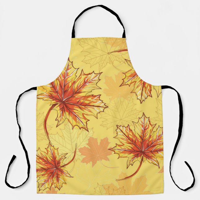 Delantal Patrón de otoño (Anverso)
