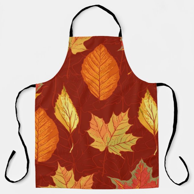 Delantal Patrón de otoño (Anverso)