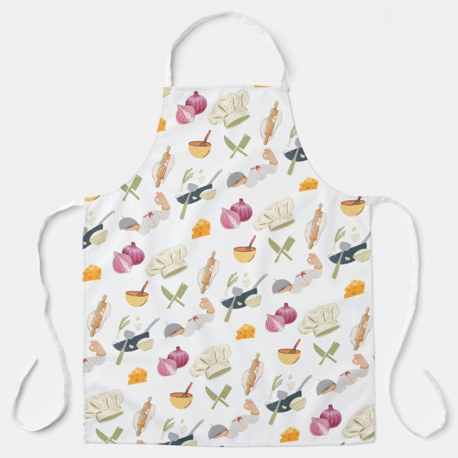 Delantal Patrón de papá de la profesión del chef (Anverso)