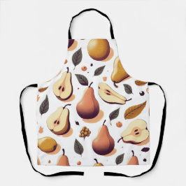 Delantal Patrón de Pears All Over