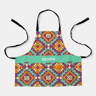 Delantal Patrón de Personalizado retro de origen étnico Sou