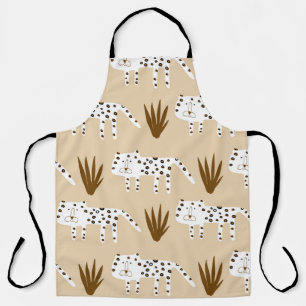 Delantal Patrón de piel de leopardo