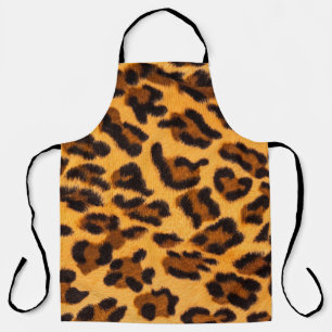 Delantal Patrón de piel de leopardo