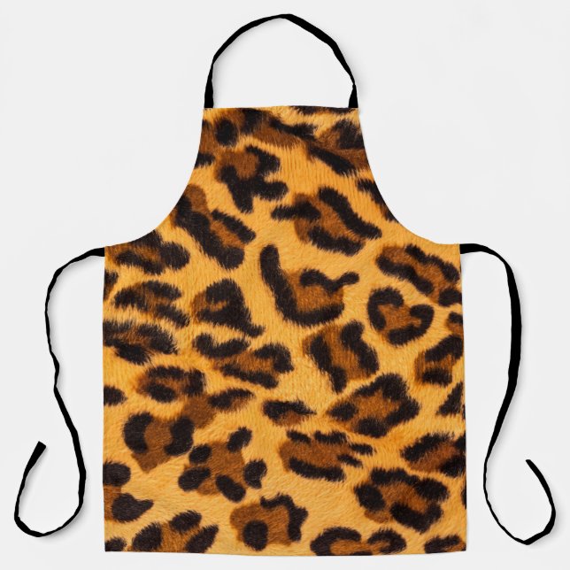 Delantal Patrón de piel de leopardo (Anverso)