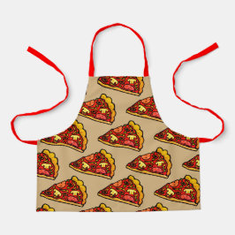 Delantal Patrón de pizza Apron para niños