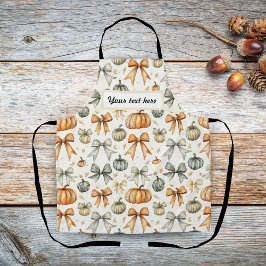 Delantal Patrón de plegado de otoño