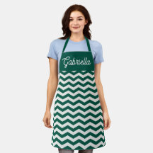 Patrón de raya zig zag Chevron verde turquesa