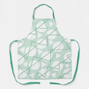 Delantal Patrón de Rayas Chevron Geométrico para Cocina