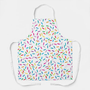 Delantal Patrón de salpicaduras de arcoiris coloridas