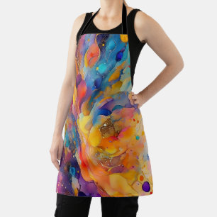 Delantal Patrón de salpicaduras de pintura 2