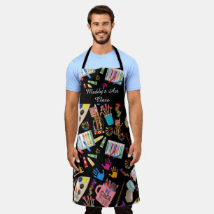 Delantal patrón de Suministros de Arte modernos y de Moda p