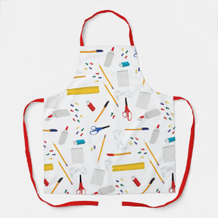 Delantal Patrón de suministros para oficinas y artesanías e