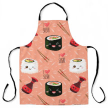 Patrón de sushi de Kawaii