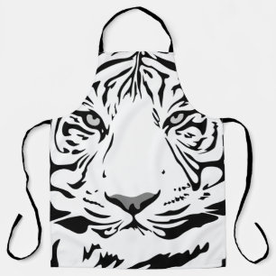Delantal Patrón de tiburón diseño animal plano