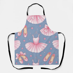 Delantal Patrón de tutú de ballet rosa