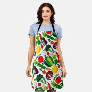 Delantal patrón de vegetales