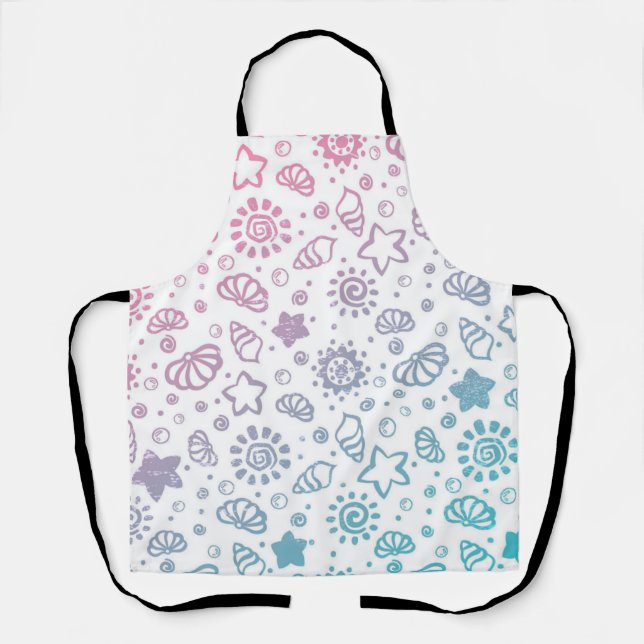 Delantal Patrón de verano (Anverso)