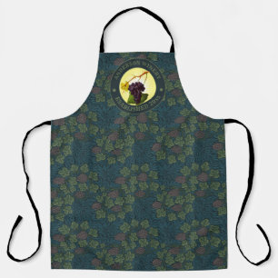 Delantal Patrón de vid de uva de William Morris