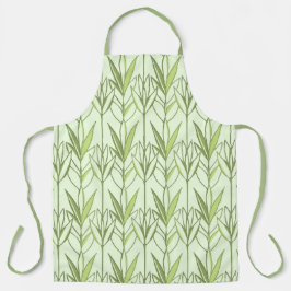 Delantal Patrón decáreo de la naturaleza del follaje tropic