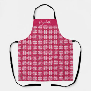 Delantal Patrón escandinavo Apron de vacaciones personaliza