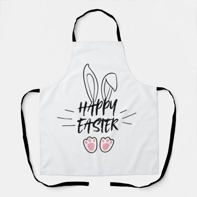 Delantal Patrón Feliz Pascua (Anverso)