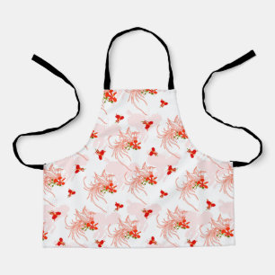 Delantal Patrón Fénix Bird Y Phoenix Flower Seamless