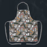 Delantal Patrón Fern de hongos hongos hongos divertidos<br><div class="desc">Espero que te guste este diseño. Añade tu propio texto. Revisa mi tienda para más artículos a juego como toallas de cocina,  mantas,  almohadas,  pegatinas,  tazas,  tarjetas,  papel tisular así como otros patrones. ¡Gracias por comprarme! ¡Si quieres algo personalizado avíseme!</div>