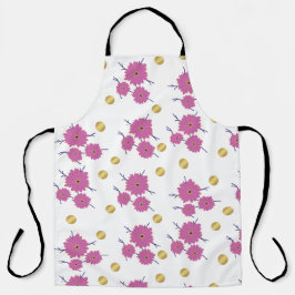 DELANTAL PATRÓN FLORAL