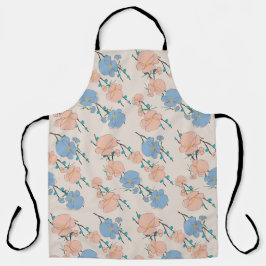 DELANTAL PATRÓN FLORAL