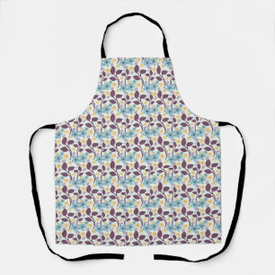 Delantal Patrón floral continuo Estilo vintage