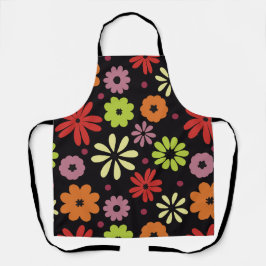 Delantal Patrón floral continuo otoñal