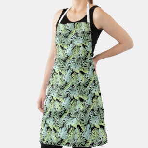 Delantal Patrón floral de la jungla