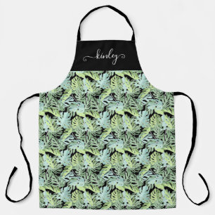 Delantal Patrón floral de la jungla