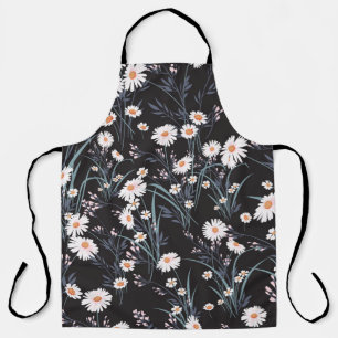 Delantal Patrón floral de primavera sin soldadura con marea
