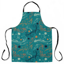 Patrón floral Estilo cocina Apron