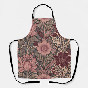 Delantal Patrón floral inspirado en William Morris