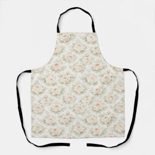 Delantal Patrón floral nupcial