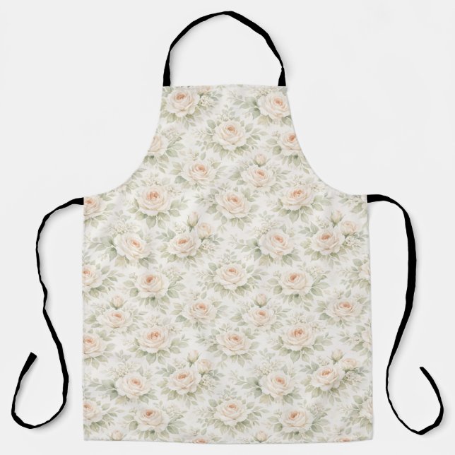Delantal Patrón floral nupcial (Anverso)