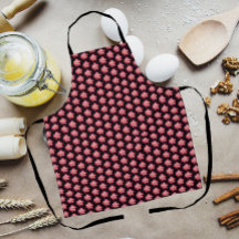 Patrón floral rosa sobre negro