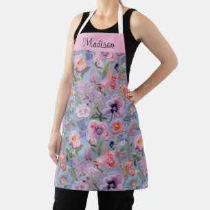 Delantal Patrón floral sin soldadura