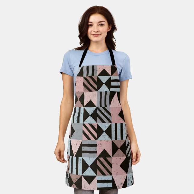 Delantal Patrón geométrico 29 (Gastado)
