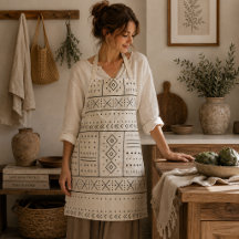 Patrón geométrico tribal de marfil negro | Boho mo