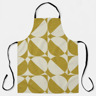 Delantal Patrón geométrico uniforme abstracto moderno con u